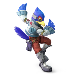 Falco from Super Smash Bros. Ultimate