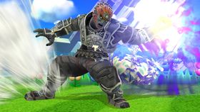 Ganondorf's Warlock Punch in Super Smash Bros. for Wii U.
