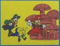 The same artwork reused in a mushroom town