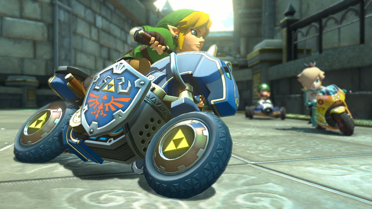 File:Hyrule Circuit MK8 DLC photo.png - Super Mario Wiki, the Mario ...