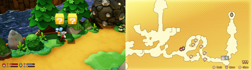 Blocks 14-15 in Conductor Island from Mario & Luigi: Brothership