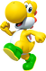 Yellow Yoshi from Mario Kart Tour