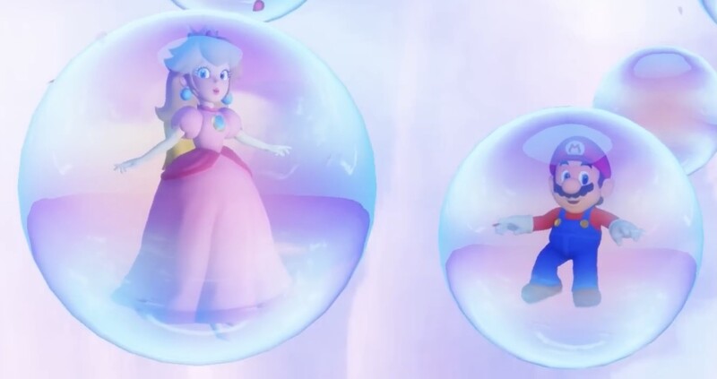 File:MRSOH Mario & Princess Peach in bubbles.jpg