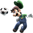 Artwork of Luigi from Mario Sports Superstars