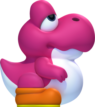 Carte Balloon Baby Yoshi