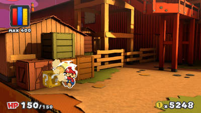 Location of the 41th hidden block in Paper Mario: Color Splash, revealed.