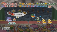 PMTTYD Pit of 100 Trials Swampire Battle.png