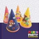Thumbnail of a set of printable Mario Party Superstars party hats