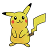Artwork of Pikachu from Super Smash Bros.