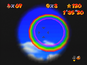 Screenshot of a circular rainbow in Rainbow Ride from Super Mario 64.
