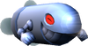 Model of a Torpedo Ted from Super Mario Galaxy in its red-eyed chasing state
