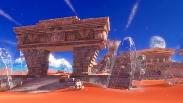 Sand Kingdom konstverk från Super Mario Odyssey