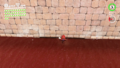 Mario entering a hidden room beneath the quicksand