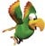 Artwork of Squawks the Parrot from Donkey Kong Country 2: Diddy's Kong Quest, also used for Donkey Kong Country 3: Dixie Kong's Double Trouble!