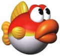 A Red Blurp from Yoshi's Story