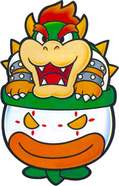 Bowser in his Koopa Clown Car