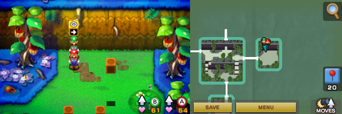 Twentieth block in Chucklehuck Woods of Mario & Luigi: Superstar Saga + Bowser's Minions.
