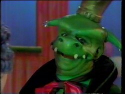 King Koopa in his live action TV show, King Koopa's Kool Kartoons.