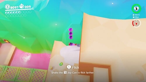 Vertical Line of coins in Luncheon Kingdom