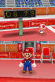 Toad Appears as a referee for Mario characters in Long Jump, Triple Jump, Javelin Throw, 10m Platform, Trampoline, Vault, Pursuit, Individual Epée and Dream Fencing