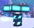 A Spin Boost Pillar on Merry Mountain, using the design from Electrodrome's Spin Boost Pillars.