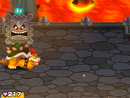 Bowser using the shell defense in Mario & Luigi: Bowser's Inside Story and Mario & Luigi: Bowser's Inside Story + Bowser Jr.'s Journey