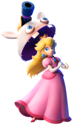 Artwork of Peach from Mario + Rabbids Sparks of Hope