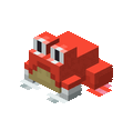 Red Kleptoad (Super Mario Mash-up, jumping)