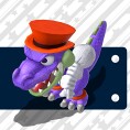 Picture of Croco used in an opinion poll on several enemies from Super Mario RPG for the Nintendo Switch