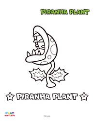 List of Play Nintendo paint-by-number activities#Paint-by-number: Piranha Plant image.