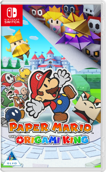 File:Paper Mario The Origami King South Africa boxart.png