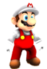 Rendered model of Fire Mario in Super Mario Galaxy.
