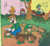 Luigi taking care of some Goombas in Super Mario Wisdom Games Picture Book 3: Luigi's secret (「スーパーマリオちえあそびえほん 3 ルイージの ひみつ」).