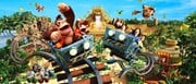 Promotional image for the Mine Cart Madness attraction in Super Nintendo World