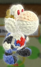 An amiibo pattern from Yoshi's Woolly World