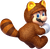 Artwork of Tanooki Mario from Super Mario 3D World.