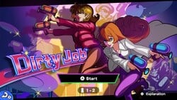 Title screen for Dirty Job
