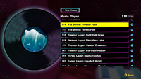 The disc for the song "The Divide: Freezer Path" in Donkey Kong Bananza