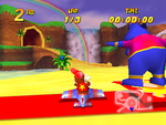 Taj's Plane Challenge from Diddy Kong Racing.