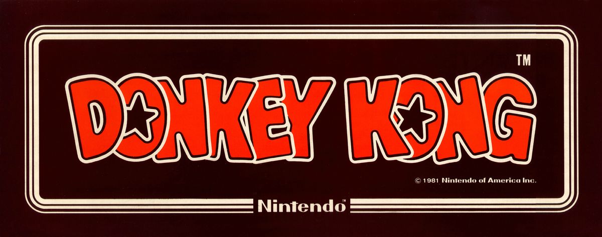 donkey kong arcade logo