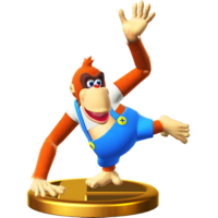 A trophy from Super Smash Bros. for Nintendo 3DS