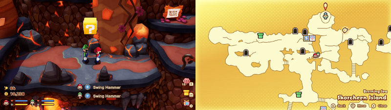 36th block in Skorcheen Island from Mario & Luigi: Brothership