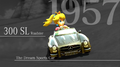Princess Peach driving a 300 SL Roadster in the trailer for the DLC pack