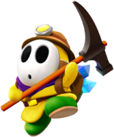 Yellow Shy Guy (Explorer) from Mario Kart Tour