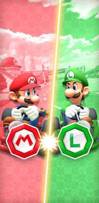 2023 Mario vs. Luigi Tour image from Mario Kart Tour
