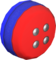 The Burger_TabBlueRed tires from Mario Kart Tour