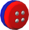 The Burger_TabBlueRed tires from Mario Kart Tour