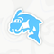 A sticker in Mario Kart World