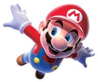 Mario artwork for Super Mario Galaxy.