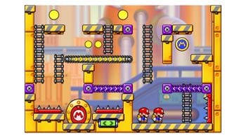 Miiverse screenshot of the 57th official level in the online community of Mario vs. Donkey Kong: Tipping Stars